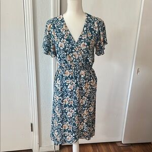 Floral V-Neck Dress